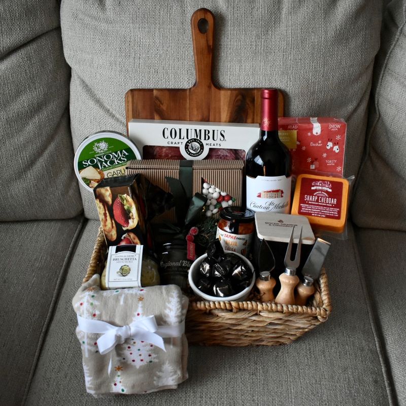 Custom Charcuterie Gift Basket