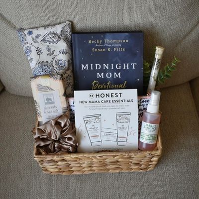 Custom New Mom Gift Basket