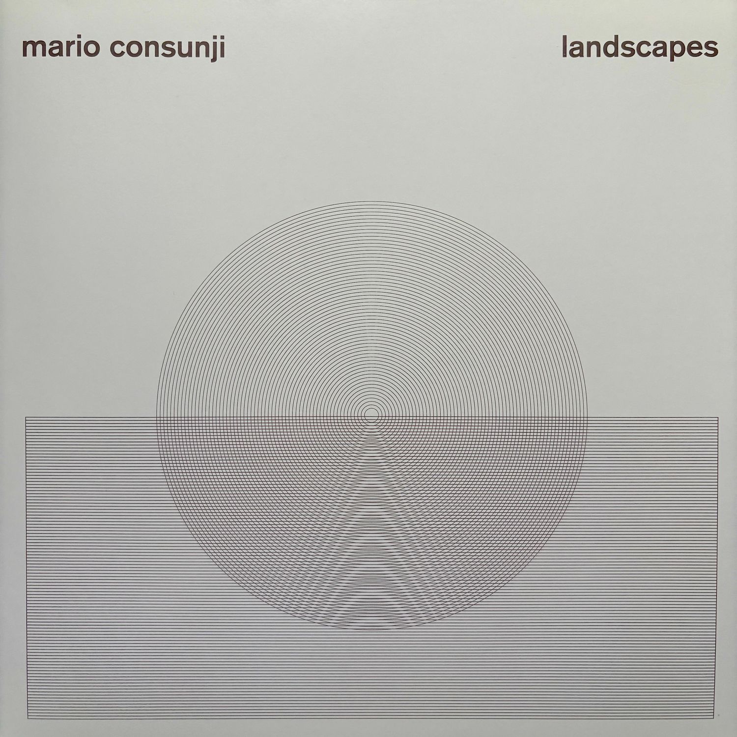 Mario Consunji - Landscapes (Vinyl LP)