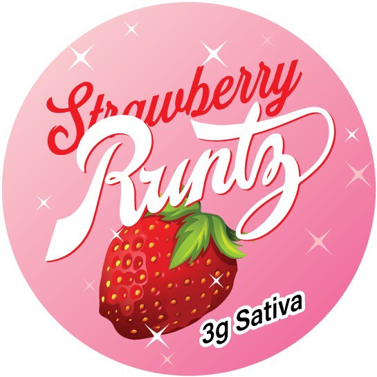 Strawberry Runtz Self Seal Bag
