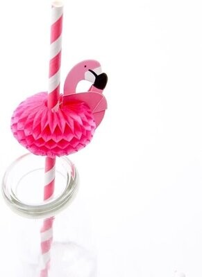 "Flamingle" Flamingo Straws