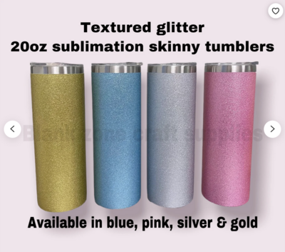 Textured Glitter 20oz. Tumbler