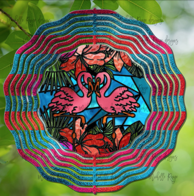 Vale - Flamingo Wind Spinner