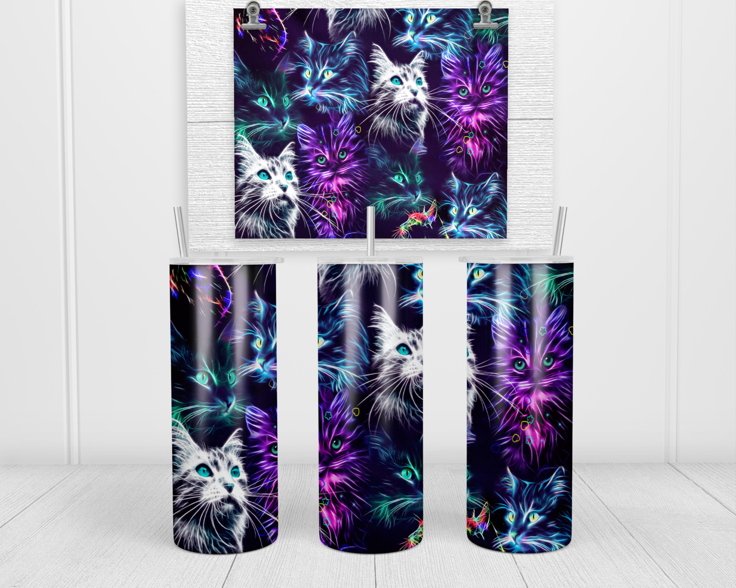 Neon Cats