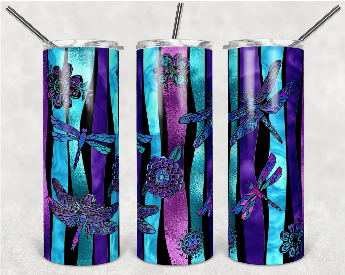 Vale - Stained Glass Dragon Flies