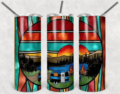 Vale - Stained Glass Small Camper