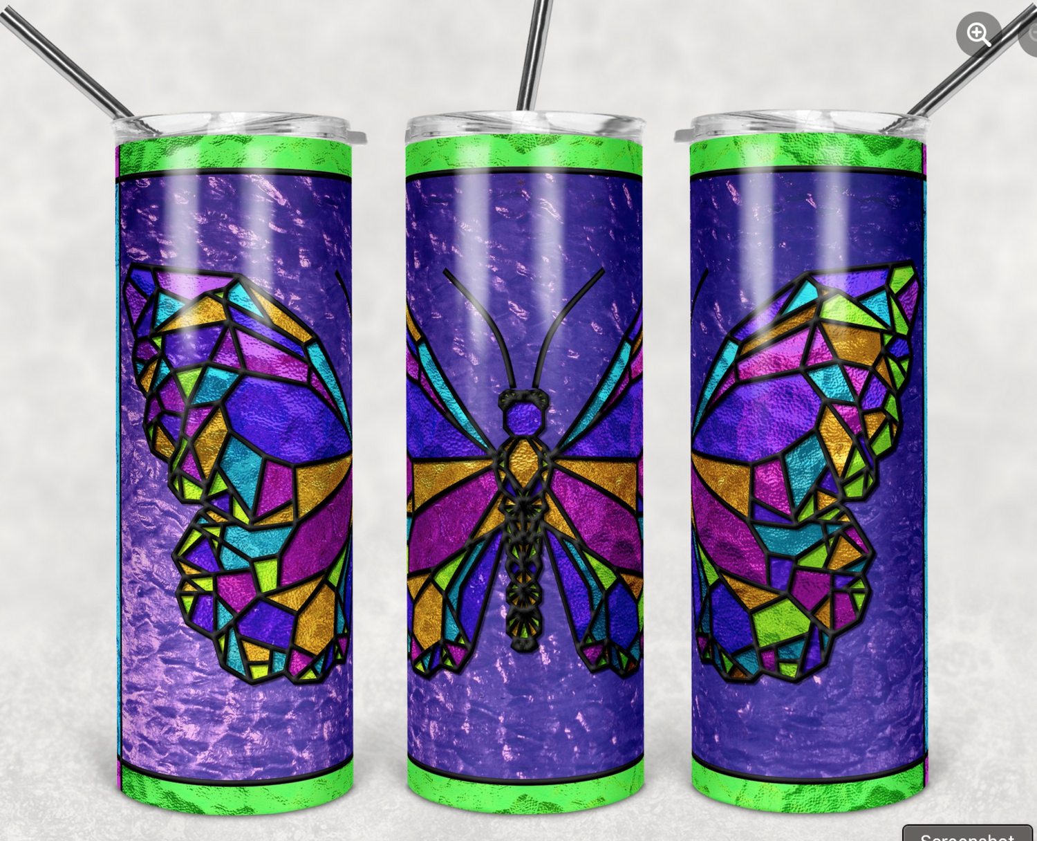 Vale - Stained Glass Butterfly
