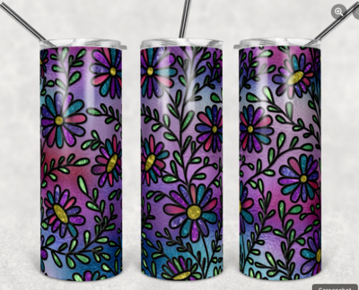 Vale - Stained Glass Flowers