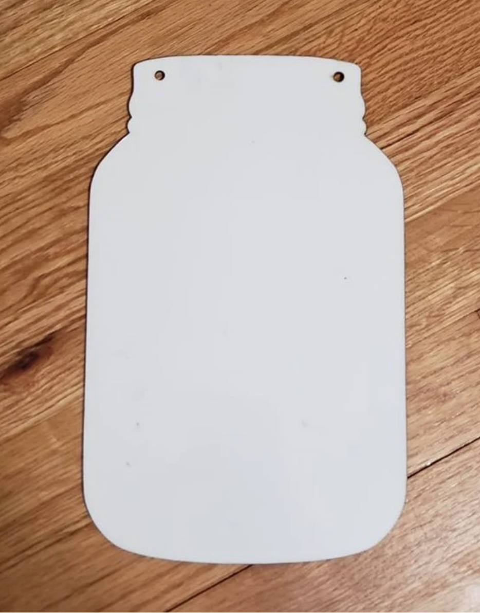 Mason Jar MDF Board