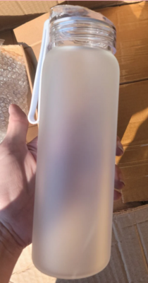 Glass Drinkware with Screw Lid