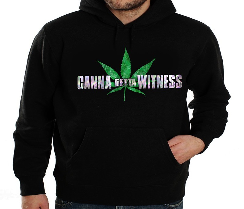 &quot;Canna getta Witness&quot; gemstone hoodie