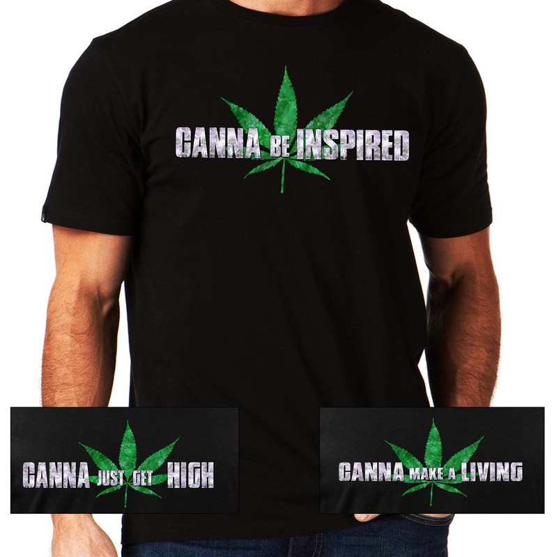 Canna Choice Tee&#39;s . Inspired, High, Living.
