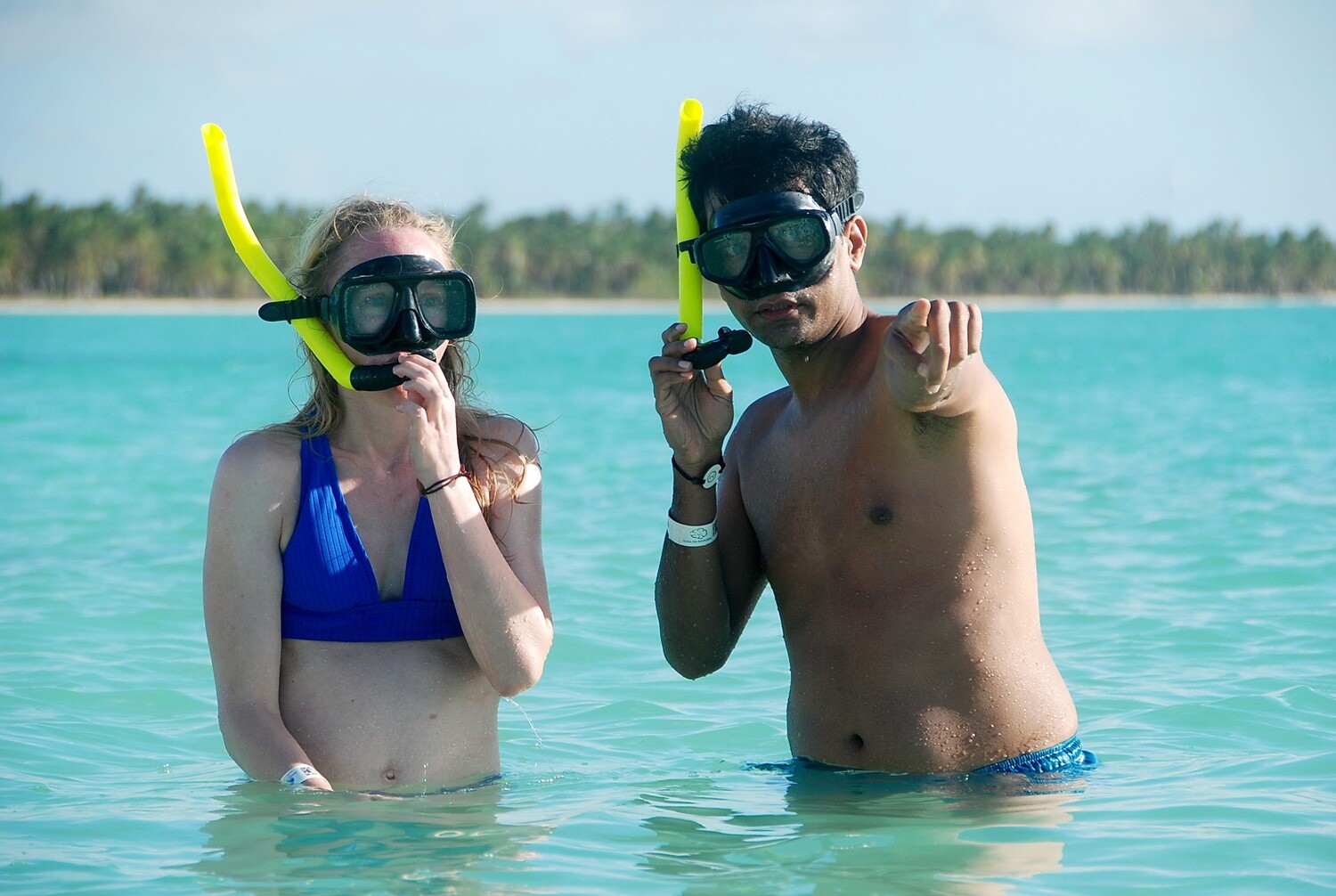 Aida at La Romana port: Saona Island