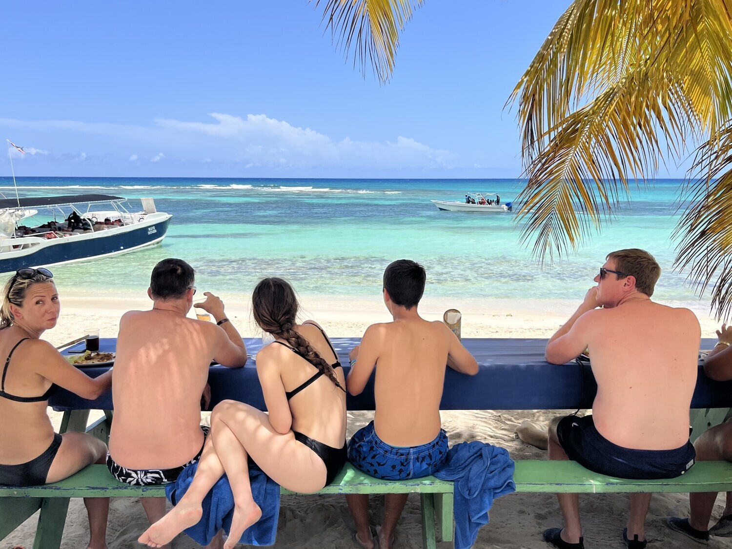 Aida at La Romana port: Saona Island