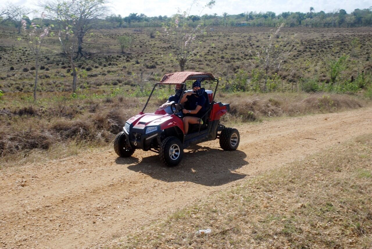 From La Romana port: Buggy tour