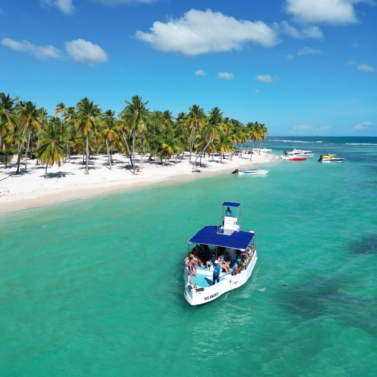 Aida at La Romana port: Saona Island