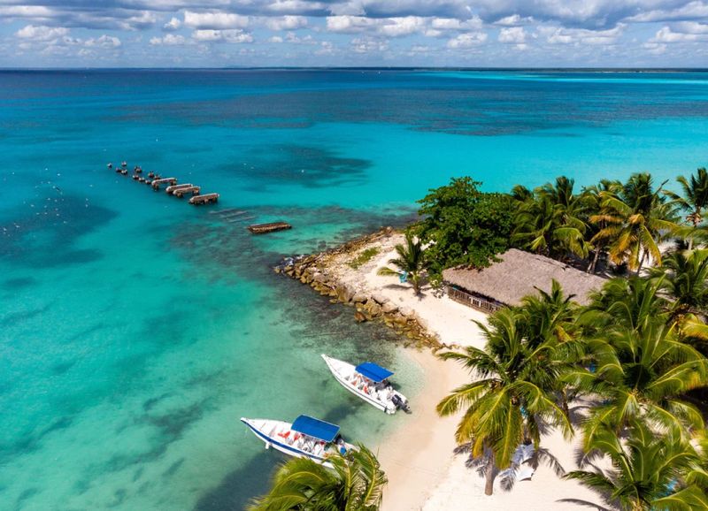 Norwegian Sky at La Romana port: Saona Island