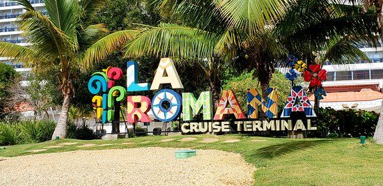 Au départ du port de croisière de La Romana