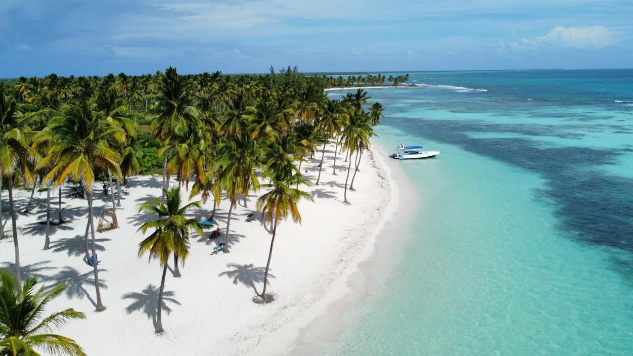 Marella Discovery at La Romana port: Saona Island