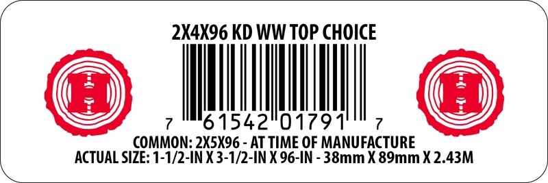 HAMPTON LABELS TC - 1,000 Per Roll - Order Per Roll