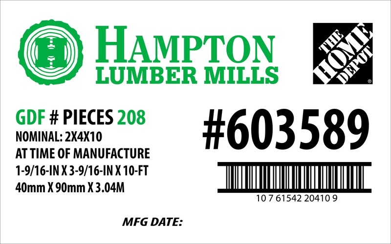 HOME DEPOT GREEN PLACARD - 500 Per Roll - Minimum Order Quantity 2 Roll