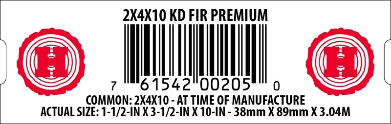 HAMPTON TAGS - 2,000 Per Roll - Minimum Order 10 Rolls Per Item