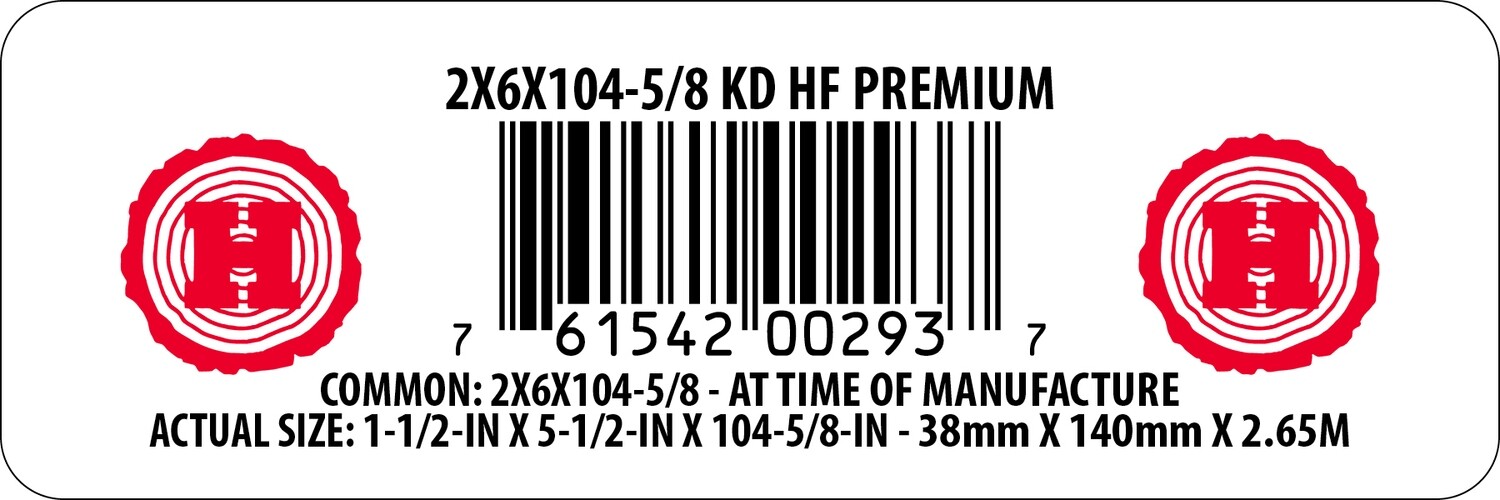 2X6X104-5/8 KD HF PREMIUM - 00293-7