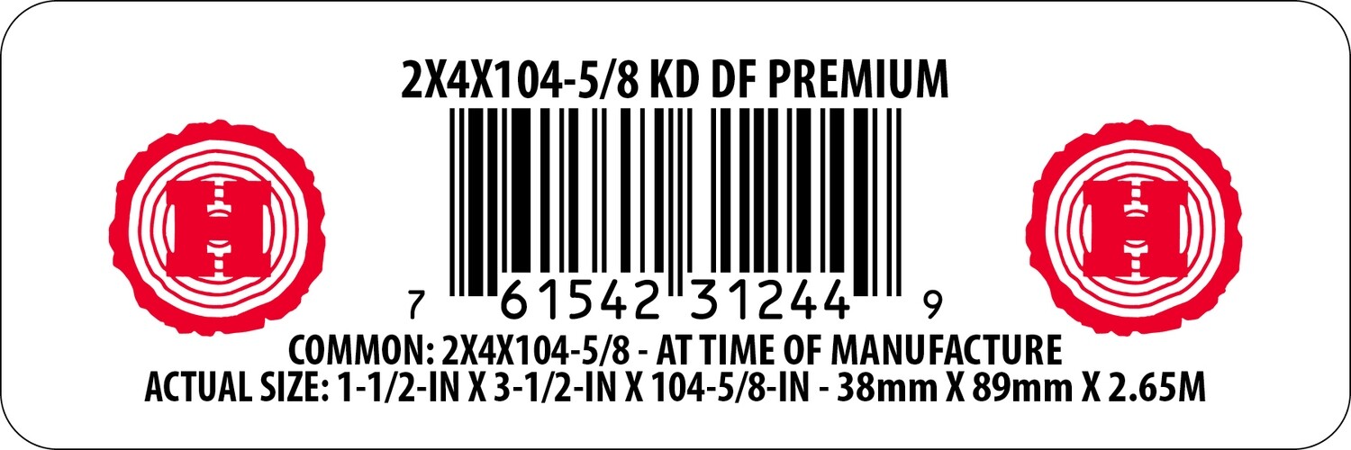 2X4X104-5/8 KD DF PREMIUM - 31244-9