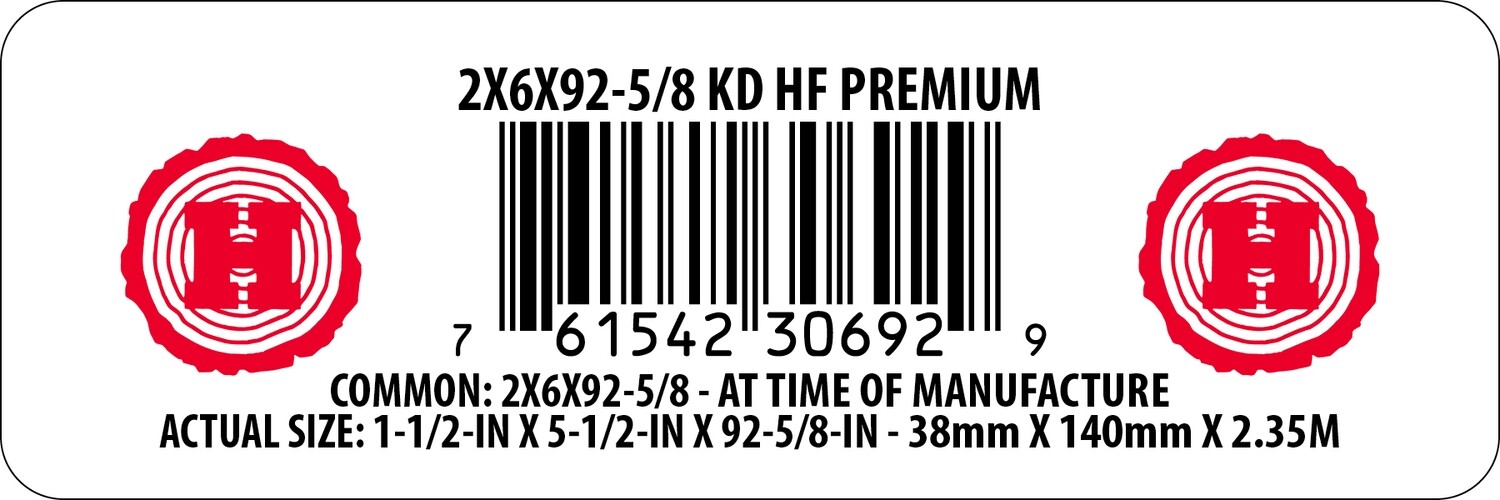 2X6X92-5/8 KD HF PREMIUM - 30692-9