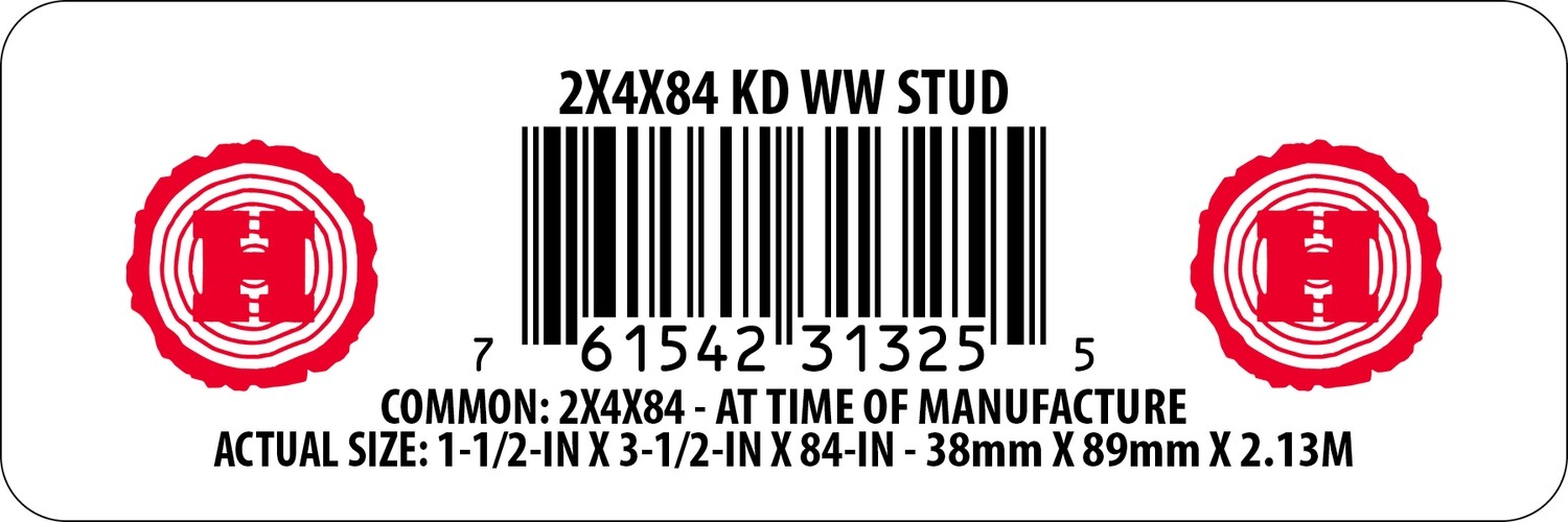 2X4X84 KD WW STUD - 31325-5