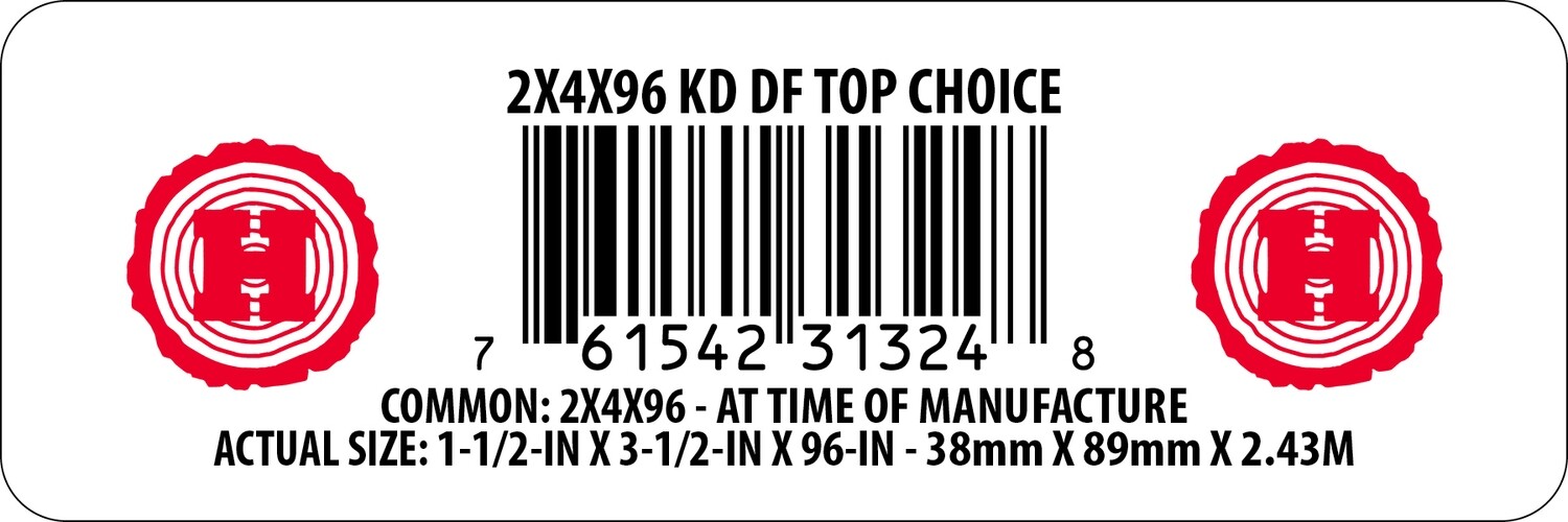 2X4X96 KD DF TOP CHOICE - 31324-8