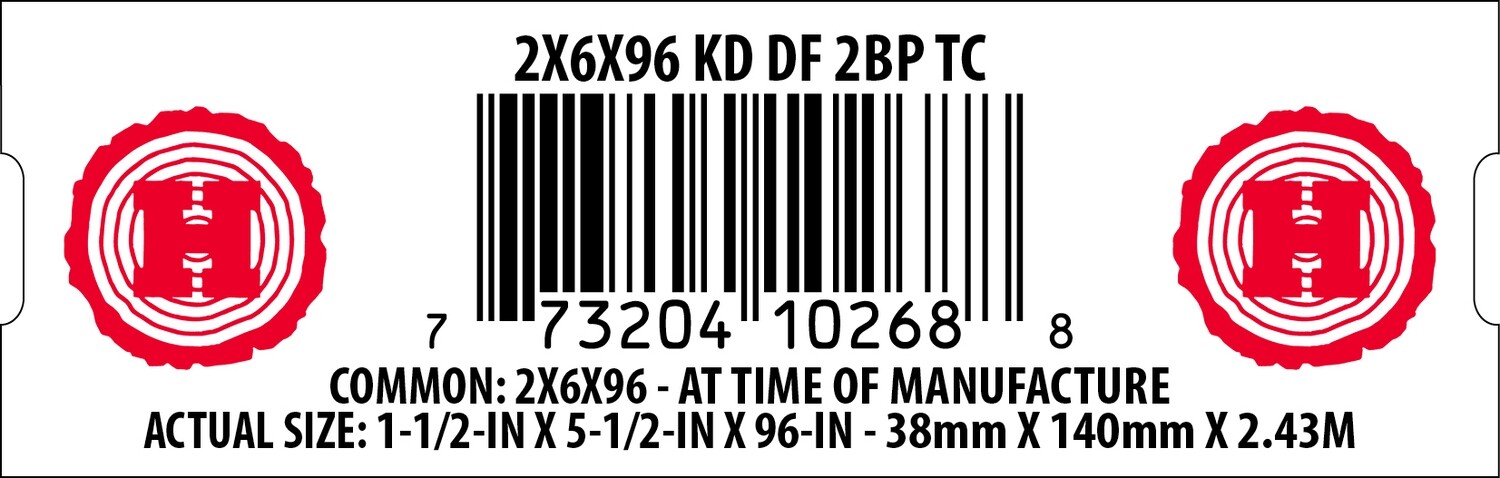 2X6X96 KD DF 2BP TC - 10268-8