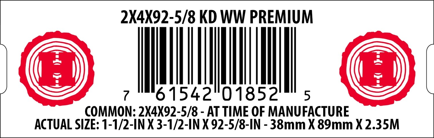 2X4X92-5/8 KD WW PREMIUM - 01852-5