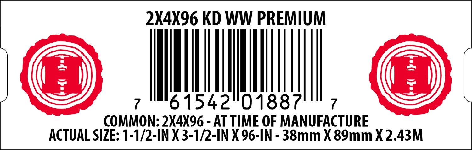 2X4X96 KD WW PREMIUM - 01887-7