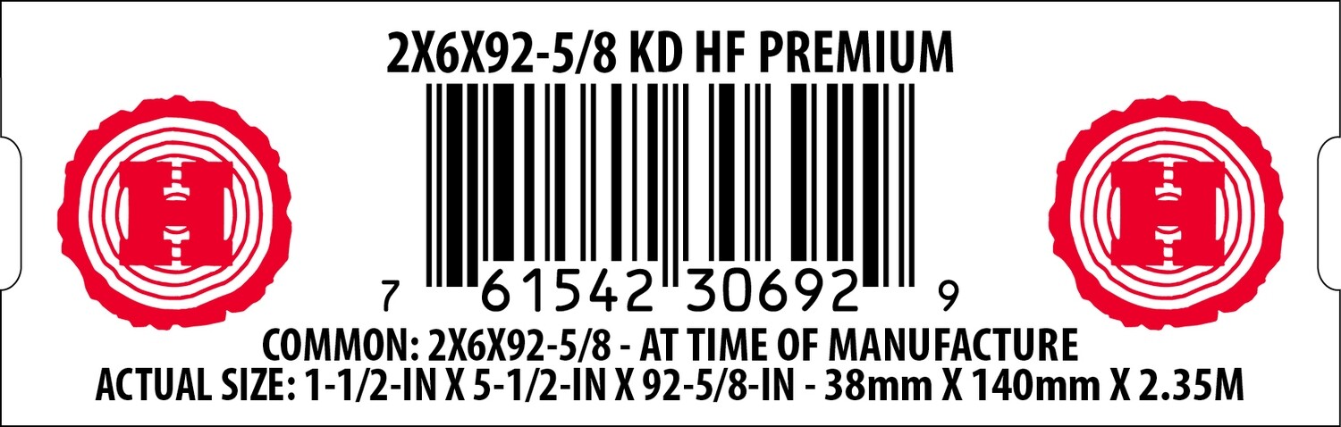 2X6X92-5/8 KD HF PREMIUM - 30692-9