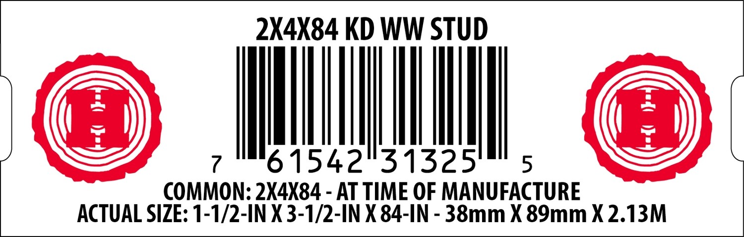 2X4X84 KD WW STUD - 31325-5