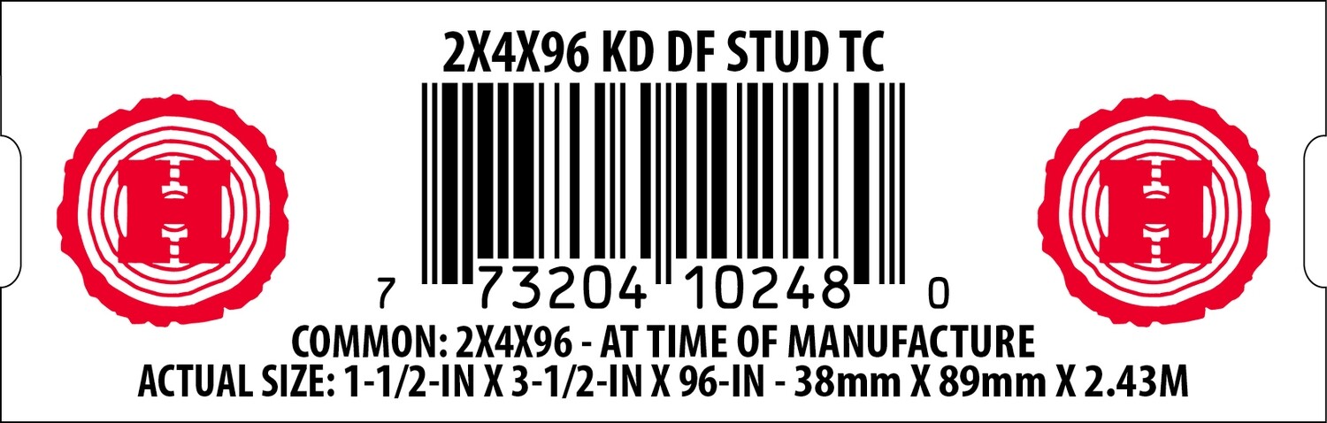 2X4X96 KD DF STUD TC - 10248-0