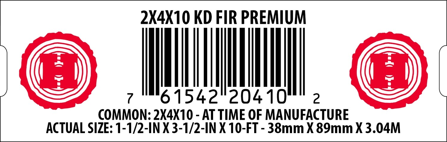 2X4X10 KD FIR PREMIUM - 20410-2