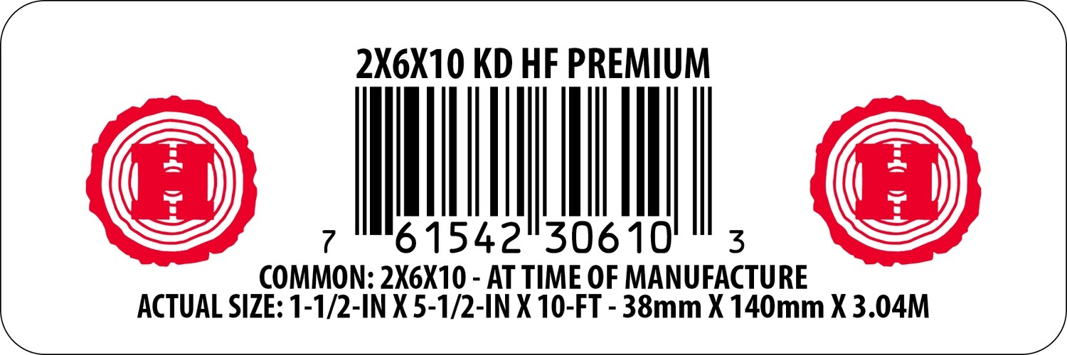 2X6X10 KD HF PREMIUM - 30610-3