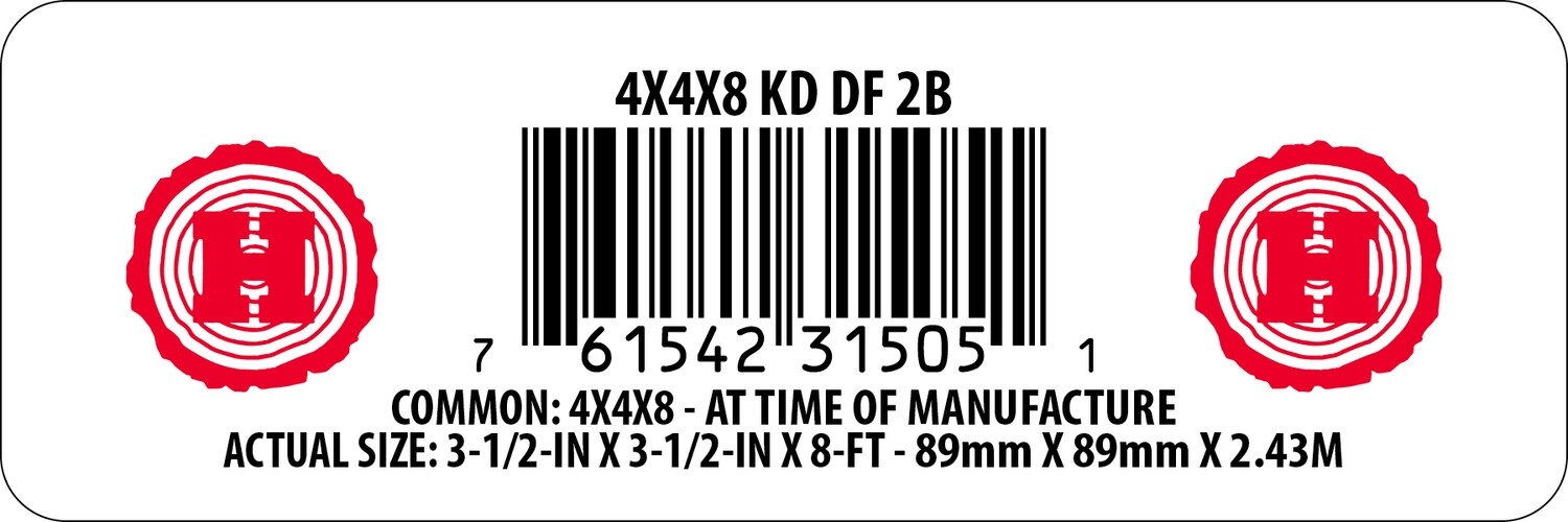 4X4X8 KD DF 2B - 31505-1