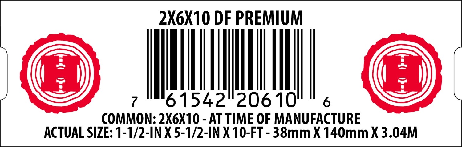 2X6X10 DF PREMIUM - 20610-6