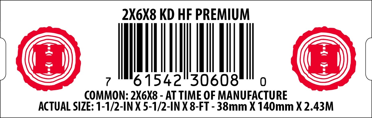 2X6X8 KD HF PREMIUM - 30608-0