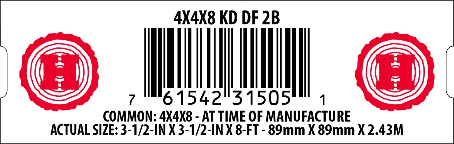 4X4X8 KD DF 2B - 31505-1