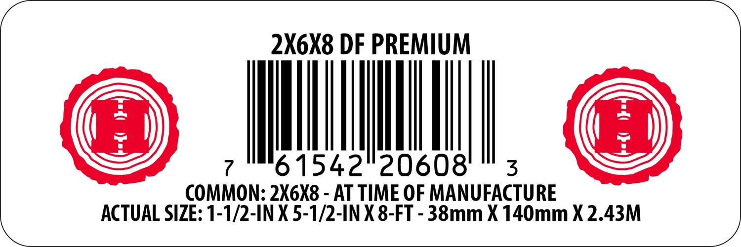 2X6X8 DF PREMIUM - 20608-3