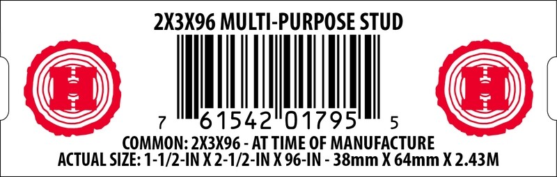 HAMPTON TAGS SELECT STUD - 2,000 Per Roll - Minimum Order 10 Rolls Per Item