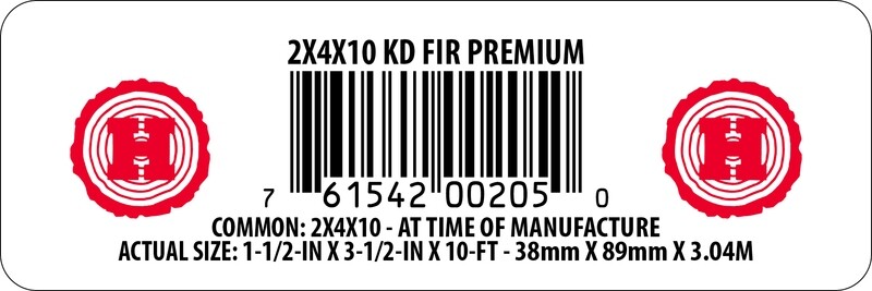HAMPTON LABELS - 1,000 Per Roll - Order Per Roll
