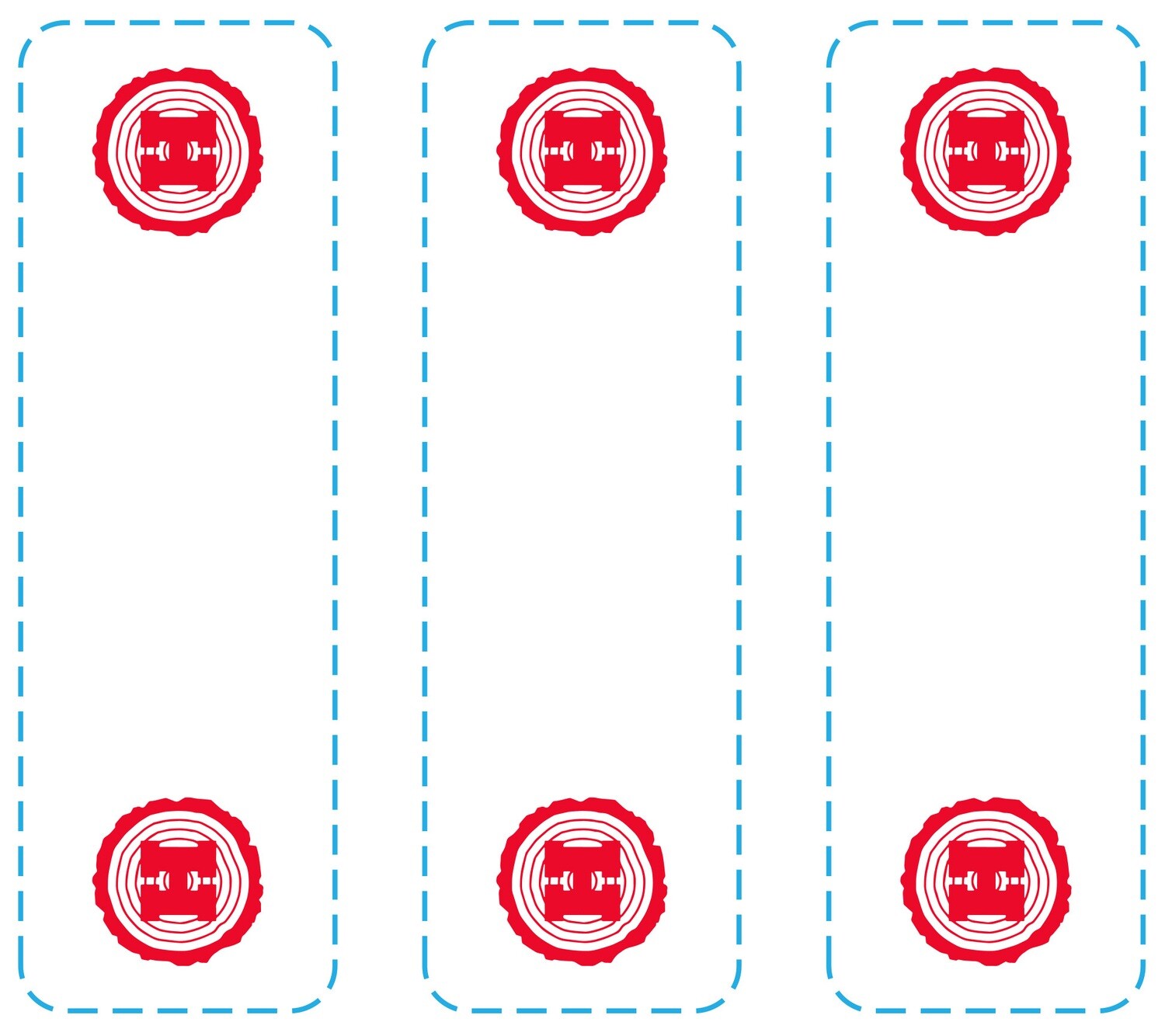 Inline-Hampton - 2.75” x .875”on paper liner - 35,000 per roll - Minimum order qty – 1,400,000 - Supplied by ALG