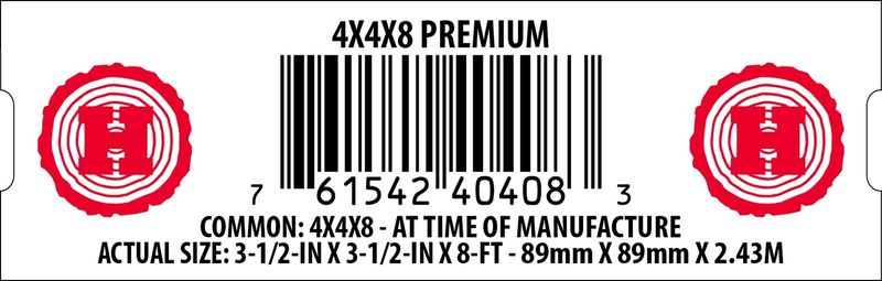 Home Depot End Tags - 2,000 Per Roll - Minimum Order 10 Rolls Per Item