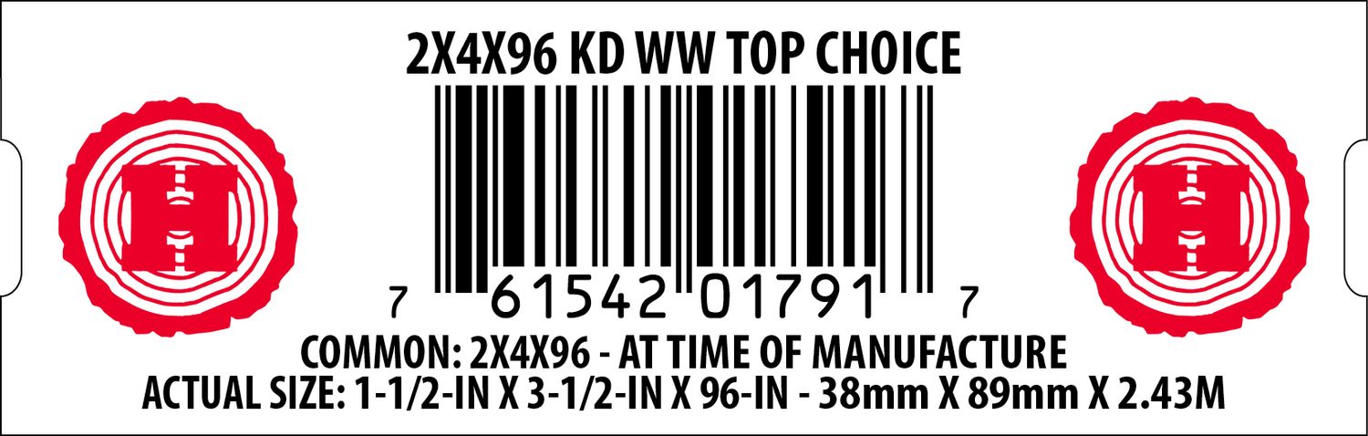 2X4X96 KD WW TOP CHOICE - 01791-7