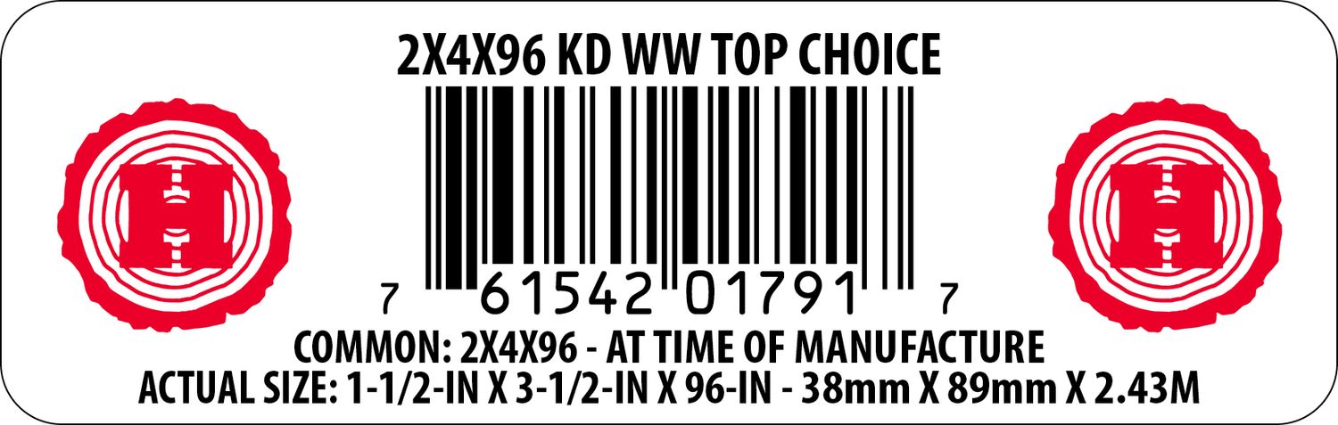 2X4X96 KD WW TOP CHOICE - 01791-7